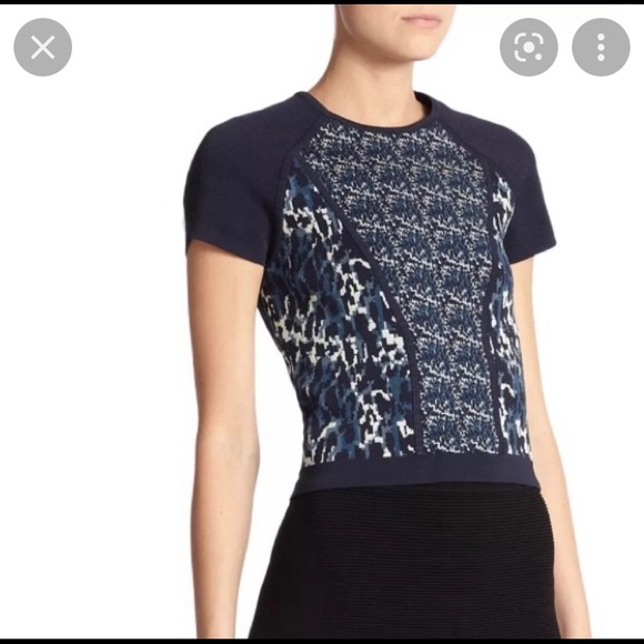 Parker Animal Print Knit Top - Picture 3 of 8